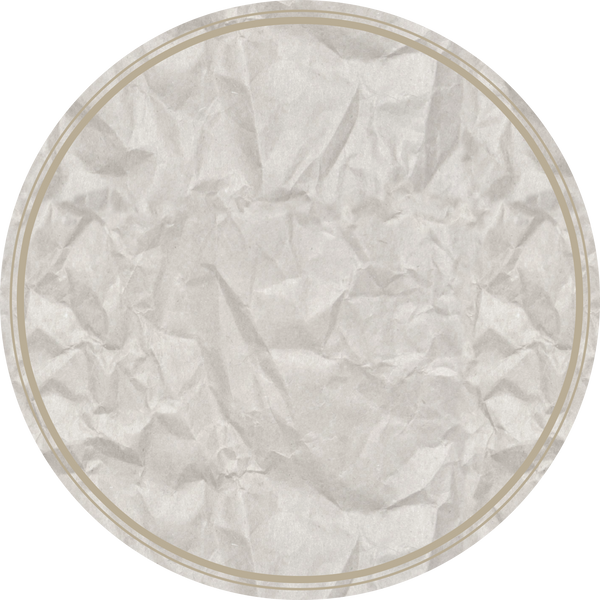 Realistic Organic Textured Circle Label 